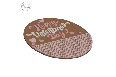 Valentine's Day SET Wall Decorative Ornaments, Laser Cut Template, Wood Cut and Paper Cut SVG LaserCutano 