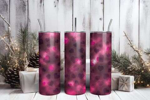 Valentines Day Skinny Tumbler Design PNG Sublimation CraftLabSVG 