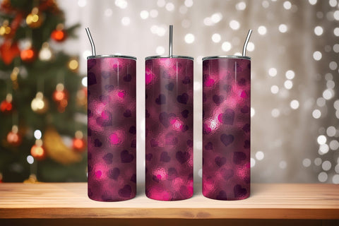 Valentines Day Skinny Tumbler Design PNG Sublimation CraftLabSVG 
