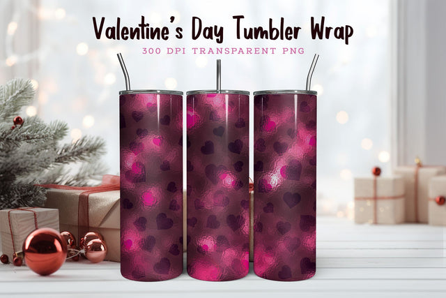 Valentines Day Skinny Tumbler Design PNG Sublimation CraftLabSVG 