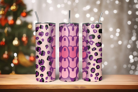 Valentines Day Skinny Tumbler Wrap PNG Sublimation CraftLabSVG 