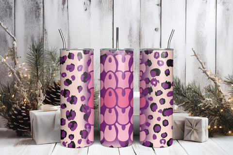 Valentines Day Skinny Tumbler Wrap PNG Sublimation CraftLabSVG 