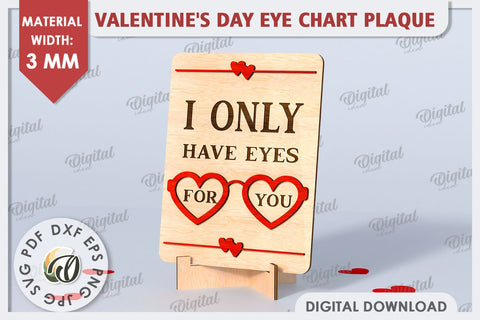 Valentines Day Stand Decor Laser Cut Bundle. Valentine Sign SVG Evgenyia Guschina 