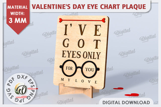 Valentines Day Stand Decor Laser Cut. Valentine Sign SVG SVG Evgenyia Guschina 