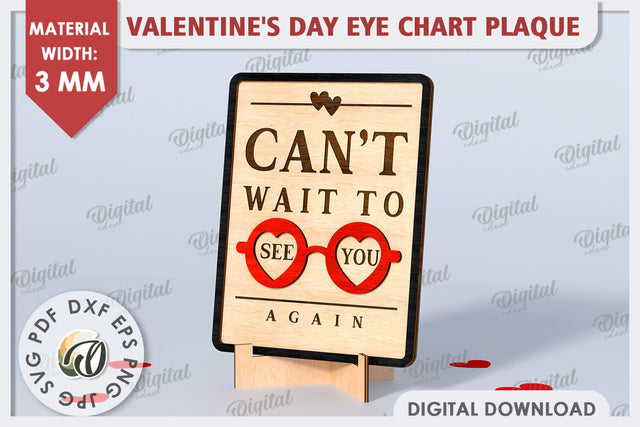 Valentines Day Stand Decor Laser Cut. Valentine Sign SVG SVG Evgenyia Guschina 