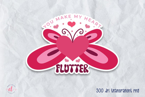 Valentine's Day Stickers Printable Sublimation CraftLabSVG 