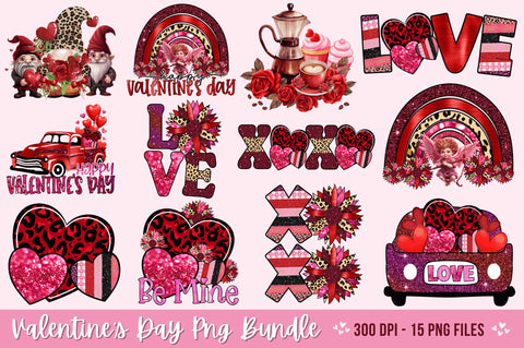 Valentine's Day Sublimation Bundle Sublimation Regulrcrative 