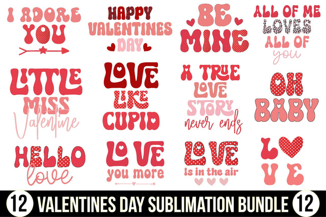 Valentine's Day Sublimation Bundle Sublimation SVGista 