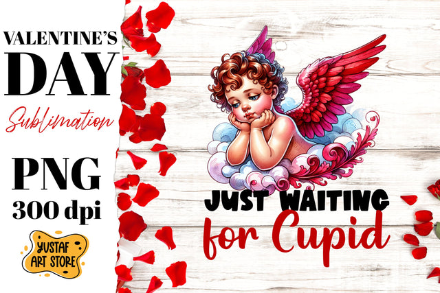 Valentine's Day sublimation. Cute cupid design Sublimation Yustaf Art Store 