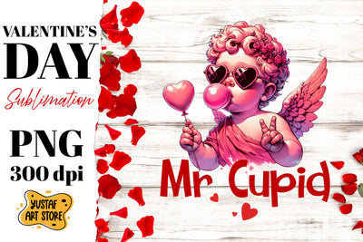 Valentine's Day sublimation. Mr Cupid Sublimation Yustaf Art Store 