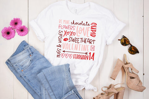 Valentine's Day Subway Art SVG Ikonart Design Shop 