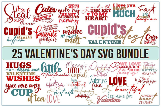 Valentine's day SVG Bundle Digital Pattern orpitasn 
