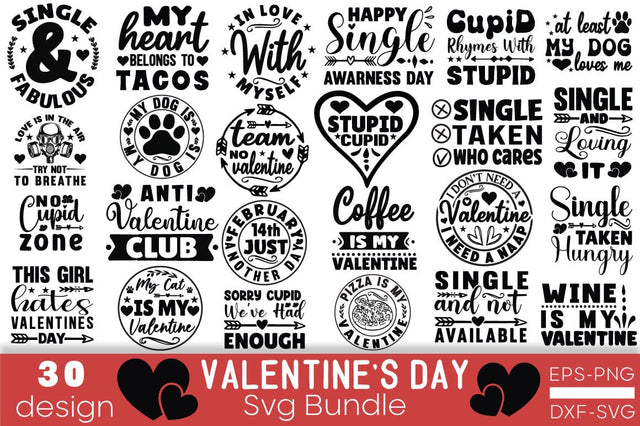 Valentine's Day Svg Bundle SVG Angelina750 