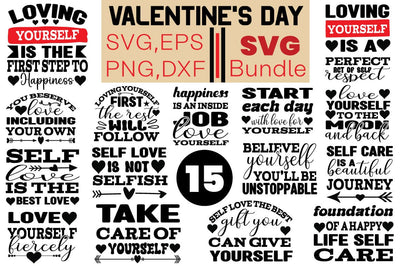 Valentine's Day SVG Bundle SVG Angelina750 