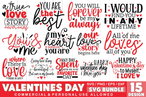 Valentines Day SVG Bundle SVG Ariyan 