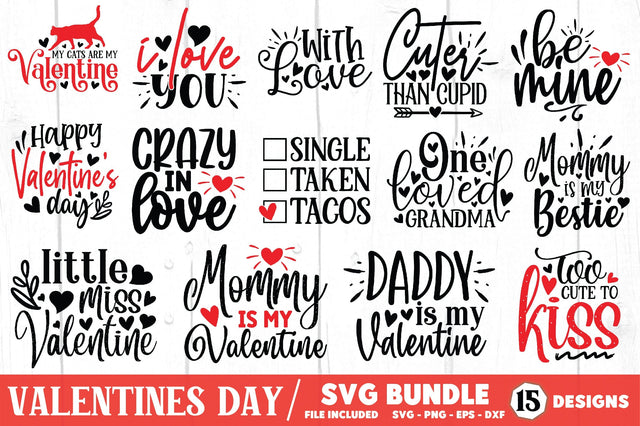 Valentines Day SVG Bundle SVG Ariyan 