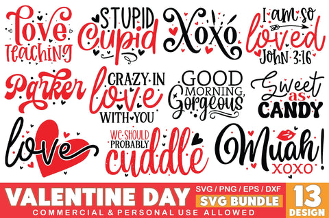 Valentines Day SVG Bundle SVG Ariyan 