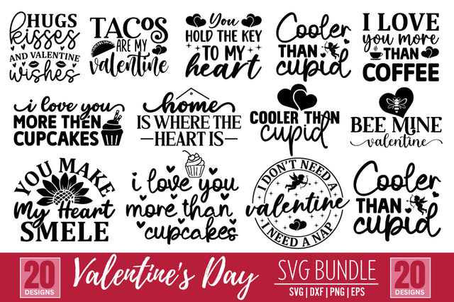 Valentines Day SVG Bundle SVG Designangry 