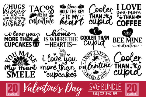 Valentines Day SVG Bundle SVG Designangry 
