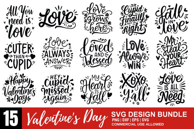 Valentines Day SVG Bundle SVG Designangry 