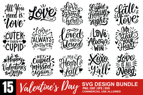 Valentines Day SVG Bundle SVG Designangry 