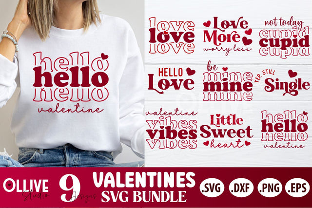 Valentine's Day SVG Bundle SVG Ollive Studio 