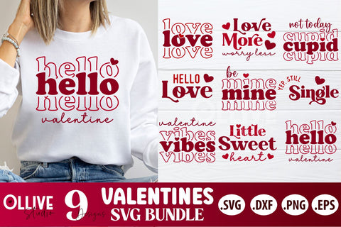Valentine's Day SVG Bundle SVG Ollive Studio 