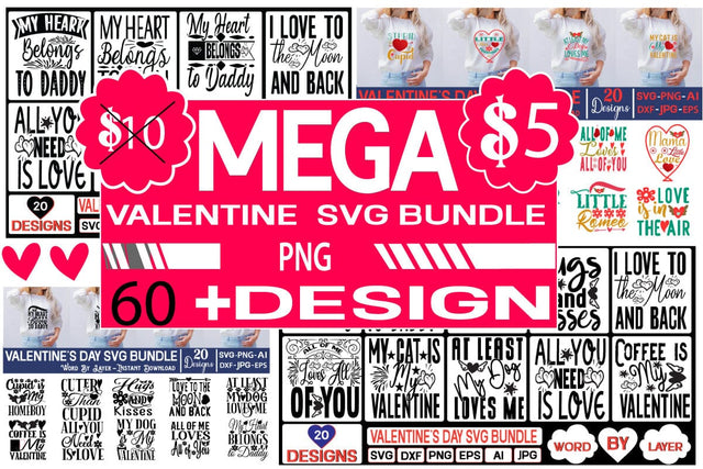 Valentine's Day SVG Bundle SVG Studio Innate 
