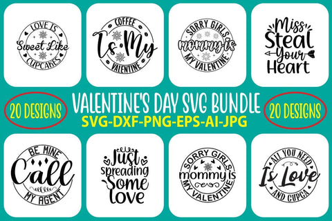 Valentine's Day SVG Bundle SVG Syaman 