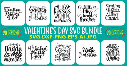 Valentine's Day SVG Bundle SVG Syaman 