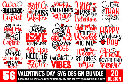Valentine's Day SVG Bundle, Valentine's Day T-shirt Design Bundle, Valentine's Day Sublimation Bundle, Happy Valentine's Day, Valentine's Day Sublimation PNG,Valentine's Day 20 SVG Design Sublimation Insomnia Std 