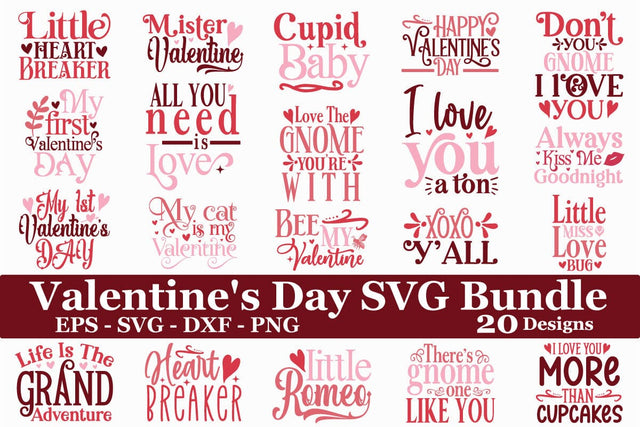 Valentine's Day SVG Bundle,Valentine Bundle,Valentine Design SVG akazaddesign 