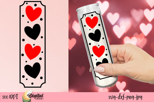 Valentine's Day SVG. Dollar Tree Candle SVG SVG Evgenyia Guschina 