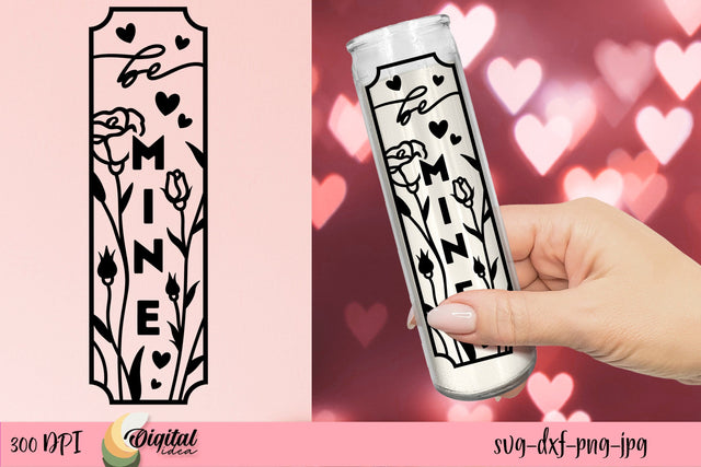 Valentine's Day SVG. Dollar Tree Candle SVG SVG Evgenyia Guschina 