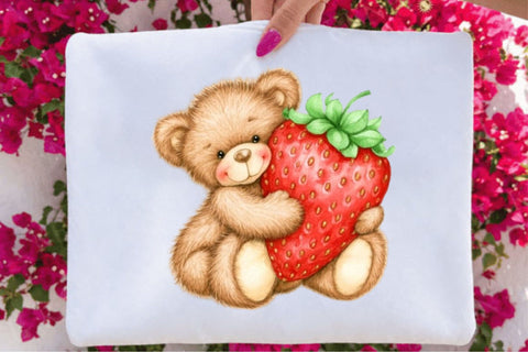 Valentine’s Day Teddy Bear Clipart Sublimation SVGArt 