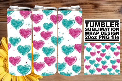 Valentine's Day Tumbler Art Sublimation afrosvg 