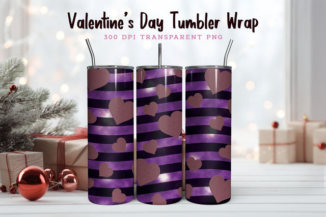 Valentines Day Tumbler Design, 20oz Wrap Sublimation CraftLabSVG 