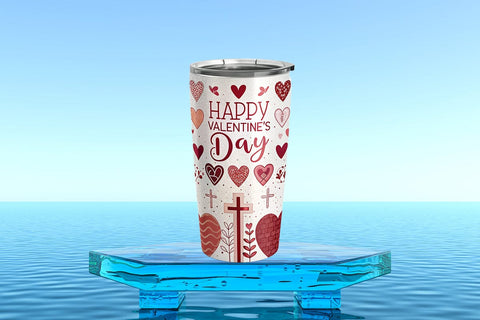 Valentine's Day Tumbler Wrap Design (24) SVG Angelina750 