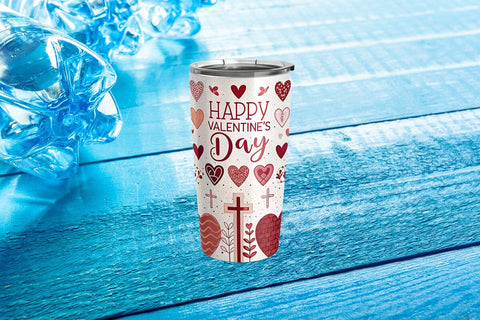 Valentine's Day Tumbler Wrap Design (24) SVG Angelina750 