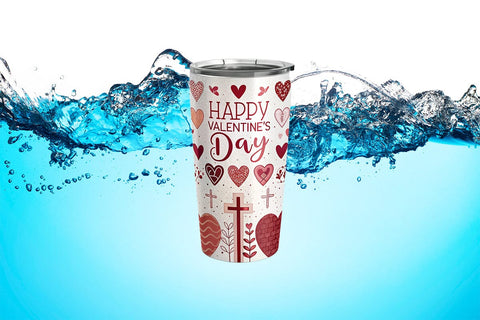 Valentine's Day Tumbler Wrap Design (24) SVG Angelina750 