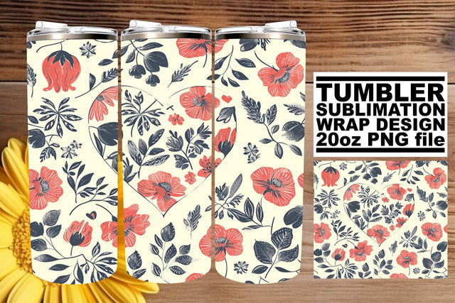 Valentine's Day Tumblers with Love Sublimation afrosvg 
