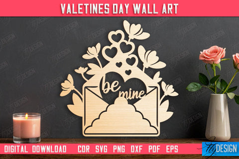 Valentine's Day Wall Art Bundle | Romantic Gift | Wall Decor | Wood Art Ideas | CNC Files SVG Fly Design 