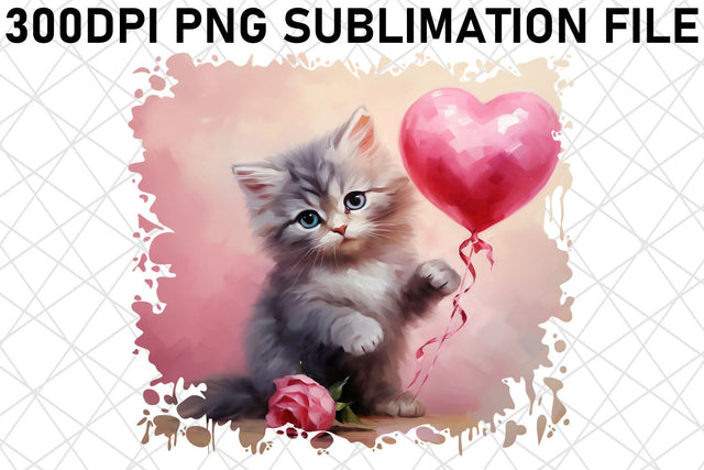 Valentine's Day Watercolor Critter Set Sublimation afrosvg 