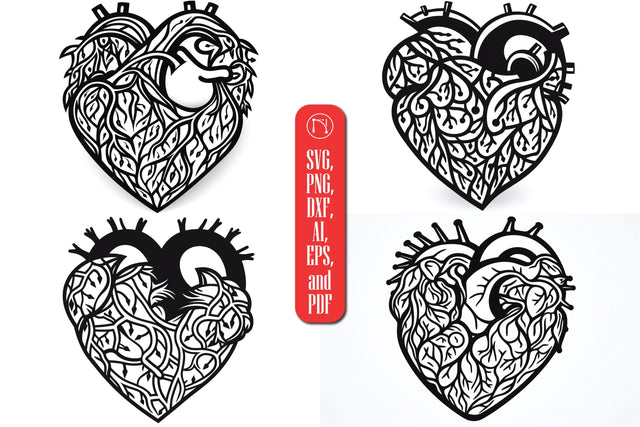 Valentine’s Decorative Heart SVG Bundle SVG MD JOYNAL ABDIN 