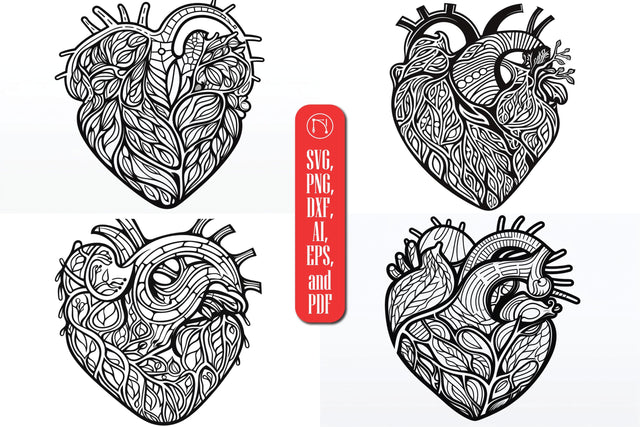 Valentine’s Decorative Heart SVG Bundle SVG MD JOYNAL ABDIN 