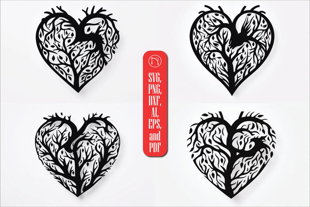 Valentine’s Decorative Heart SVG Bundle SVG MD JOYNAL ABDIN 