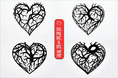 Valentine’s Decorative Heart SVG Bundle SVG MD JOYNAL ABDIN 