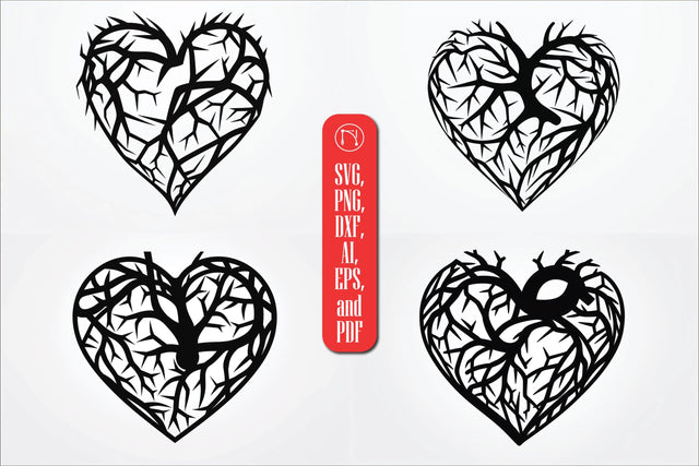 Valentine’s Decorative Heart SVG Bundle SVG MD JOYNAL ABDIN 