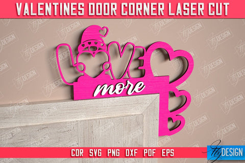 Valentine’s Door Corners Bundle | Wall Décor | Valentine’s Signs | Porch Décor | Romantic | CNC Files SVG Fly Design 
