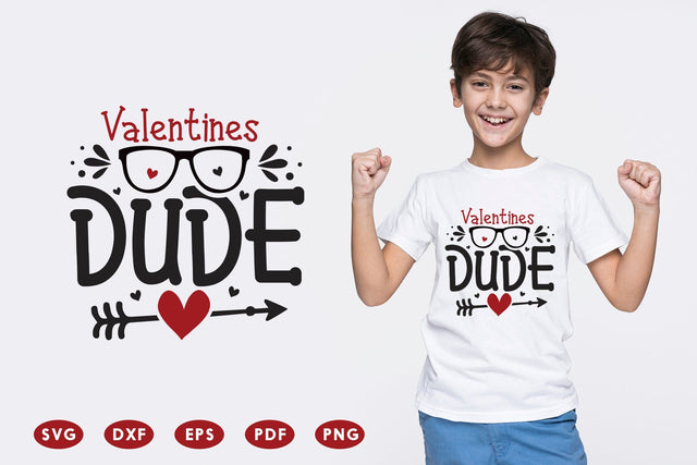 Valentine's Dude, Kids Valentine SVG SVG CraftLabSVG 